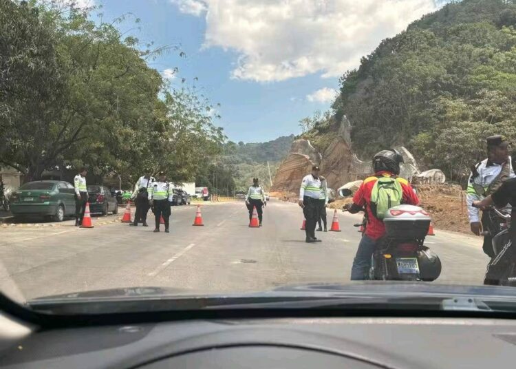 Cierre temporal en Los Chorros para avanzar en trabajos de mitigación
