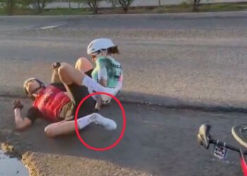 Ciclista colombiana sufre grave lesión en el Tour El Salvador 2025