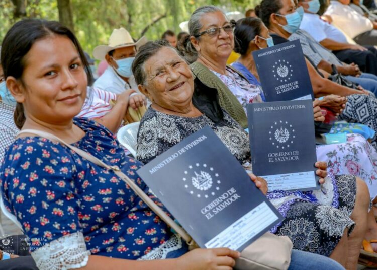 En lo que va del Gobierno de Bukele se han colocado $1,000 millones en créditos de viviendas, en El Salvador