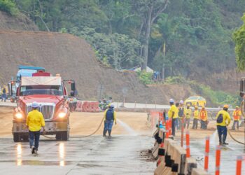 MOP despeja tramo de Los Chorros y realiza inspecciones de riesgo