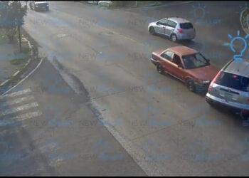 Captan accidente vial en Santa Tecla