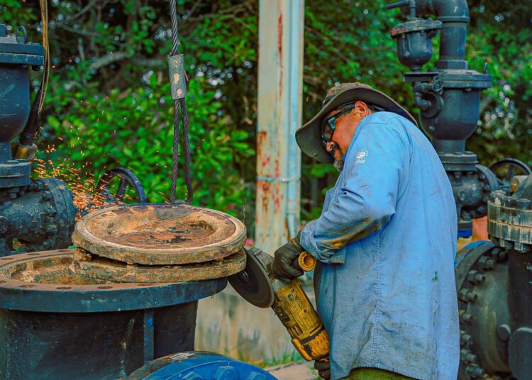 Continúan trabajos de reparación en estación central de ANDA