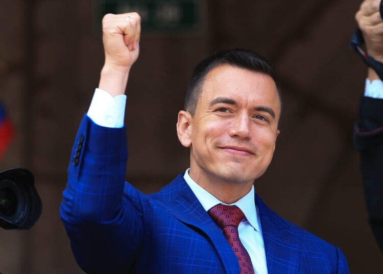 Daniel Noboa es reelecto como presidente de Ecuador