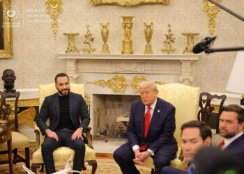 “Agradecemos trabajar con usted por su deseo de detener la delincuencia”: Donald Trump al presidente Nayib Bukele