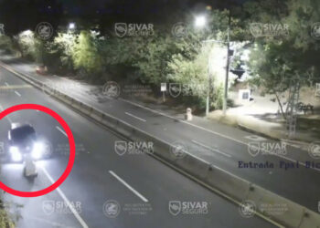 Impactante accidente en cercanías del parque Bicentenario