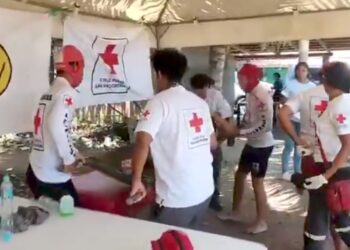 Dos menores y una mujer fueron auxiliados por Cruz Roja Salvadoreña en Usulután