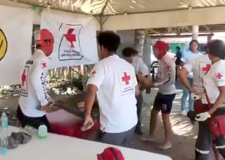 Dos menores y una mujer fueron auxiliados por Cruz Roja Salvadoreña en Usulután