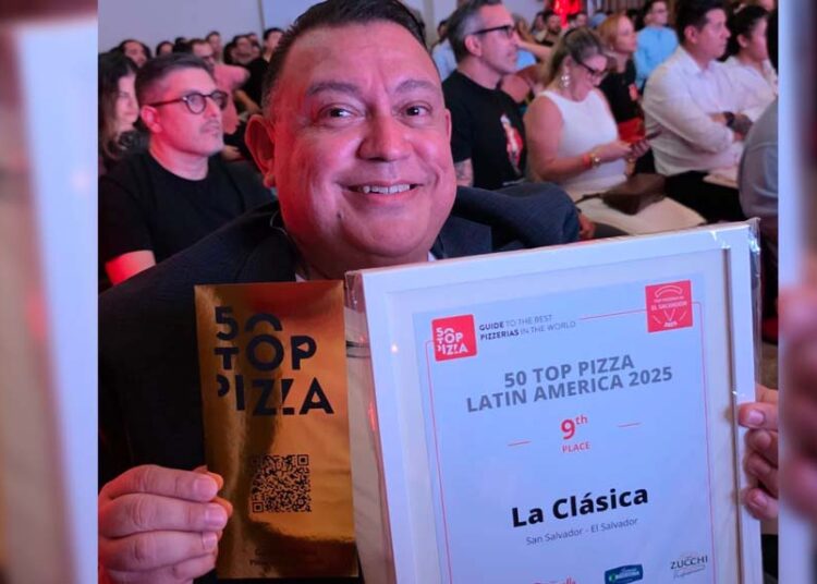 Pizza de «La Clásica» en el Top 50 de las mejores de Latinoamérica