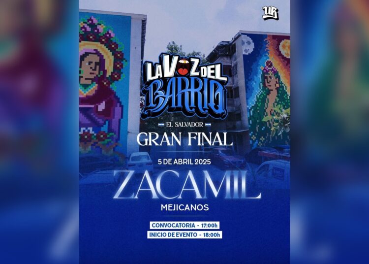 Evento de Freestyle “La Voz del Barrio” celebra su gran final en la Zacamil