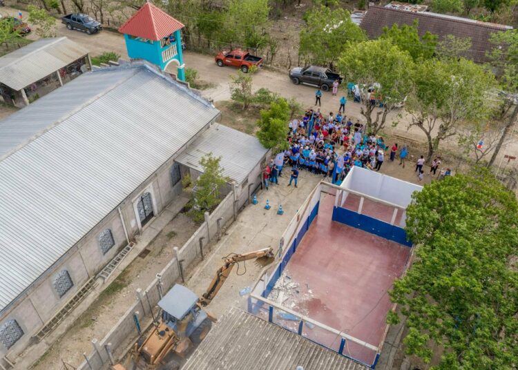 Gobierno inicia remodelación del Centro Escolar María Pilar Diez en Nueva Concepción, Chalatenango