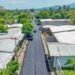 DOM realiza colocación de asfalto en calles de Santa Elena, Usulután