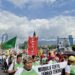 Marchas contra el gobierno impiden libre circulación vehicular