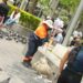 Limpian calles y aceras donde se concentraron participantes de marchas