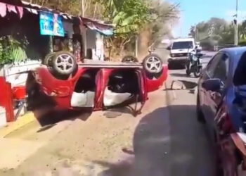 Accidente en playa El Majahual deja dos lesionados