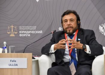 Vicepresidente Félix Ulloa participa en importante foro sobre Seguridad en Rusia