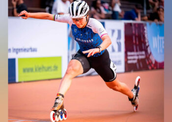 La patinadora salvadoreña Ivonne Nóchez competirá por el oro en la Copa Europea de Velocidad