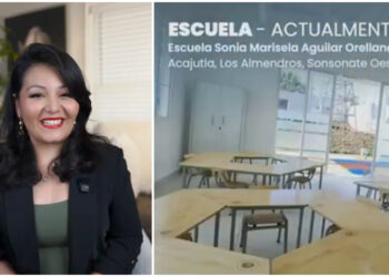 Sonia Aguilar donó el terreno donde se construyó un centro escolar que ahora lleva su nombre