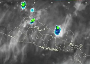 Cielo nublado predomina en gran parte del país, según informe del MARN
