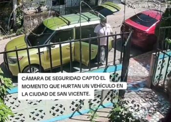 Aprovechó un descuido para robar un vehículo en San Vicente