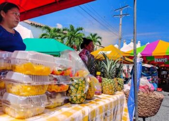 Celebran el festival de la piña en Santa María Ostuma