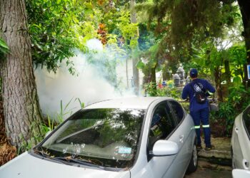 Alcaldía de San Salvador Centro refuerza medidas preventivas contra enfermedades con fumigación en La Cima III