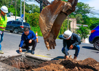 Avanzan trabajos en zona de Reparto Lourdes
