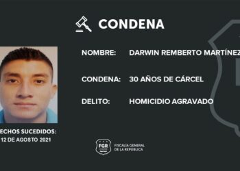 Pandillero pasará 30 años en la cárcel por homicidio