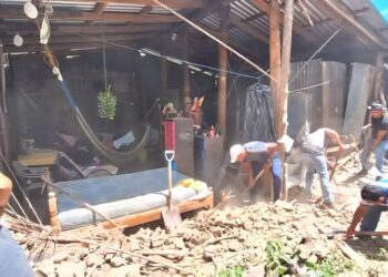 Un menor lesionado deja el colapso de un muro en San Vicente Norte