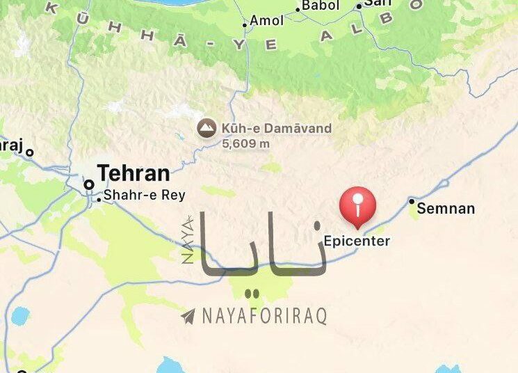 Fuerte sismo en el norte de Irán