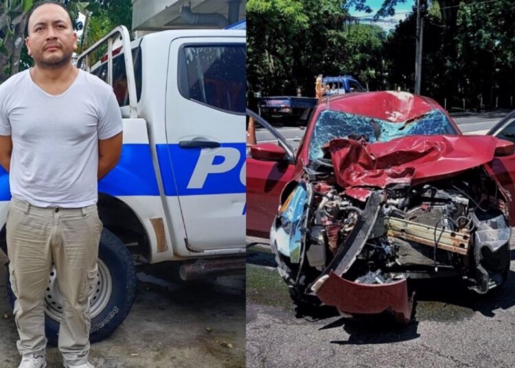 Identifican al conductor responsable de accidente en el km 58; dio positivo con 162° de alcohol