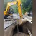 MOP interviene cárcava en San Marcos para prevenir riesgos a conductores y residentes