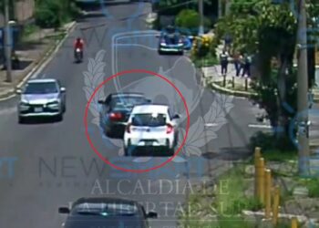 Alcaldía de La Libertad Sur alerta sobre distracciones al volante tras choque