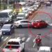 Conductor provoca accidente en San Salvador al pasarse semáforo en rojo