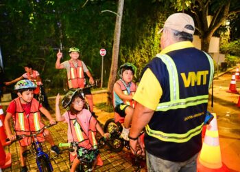 Gobierno promueve cultura vial responsable en niños con dinámicas lúdicas 