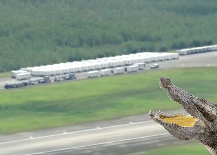 Trump asistirá a la apertura del centro de detención “Alcatraz Caimán” en los Everglades de Florida