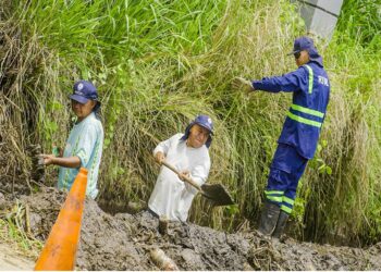 Alcaldía de Santa Ana Centro intensifica labores de limpieza y remoción de escombros
