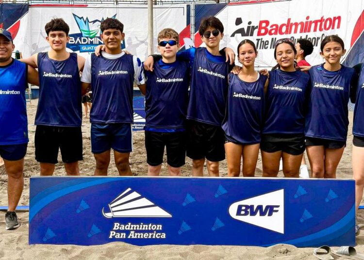 Selección juvenil salvadoreña de Bádminton clasifica a semifinales del PanAm Junior 2025