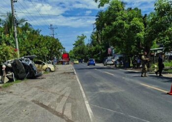 Velocidad excesiva causa grave accidente en El Rosario