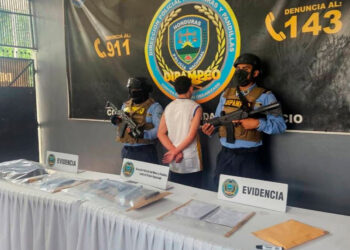 Capturan en Honduras al «Aceitillo» pandillero de la 18 con armas de uso militar