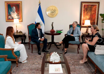 Vicepresidente Félix Ulloa sostiene reunión de alto nivel con representante del BID