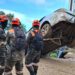 Además de sismos, las lluvias en Guatemala provocaron un deslave en Huehuetenango