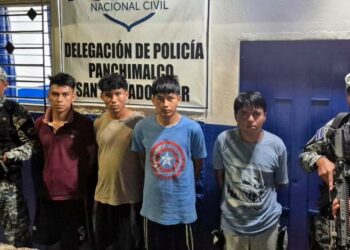 Capturan a pandilleros que operaban en Panchimalco