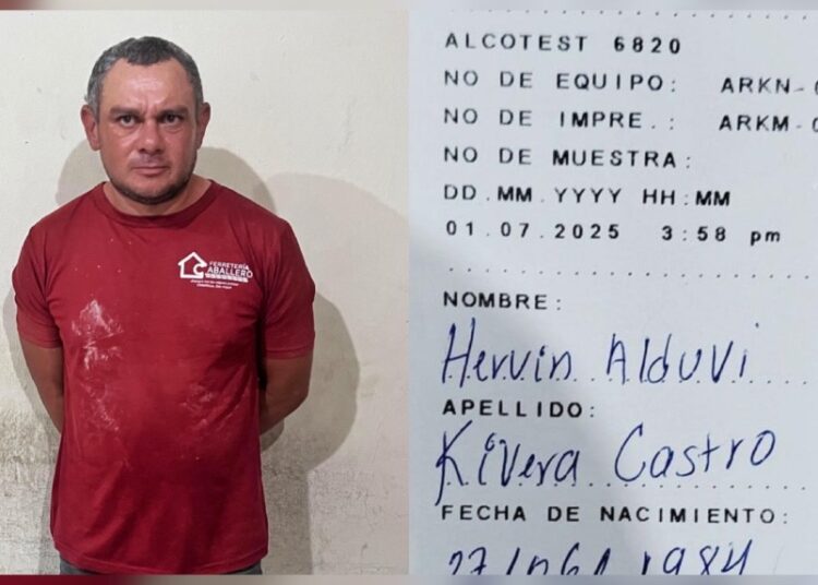 Motociclista resulta lesionado tras ser embestido por conductor ebrio en Morazán Sur