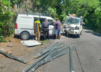 Incidente vial deja cuatro lesionados en San Miguel