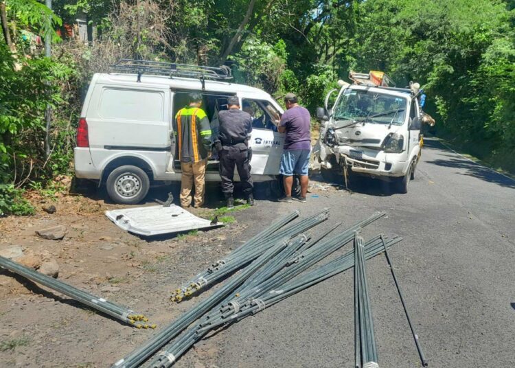 Incidente vial deja cuatro lesionados en San Miguel