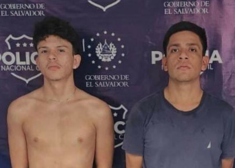 Capturan a dos pandilleros con droga y vehículo en Izalco, Sonsonate Este