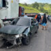 Hombre resulta gravemente herido tras ser embestido por rastra en la Carretera de Oro