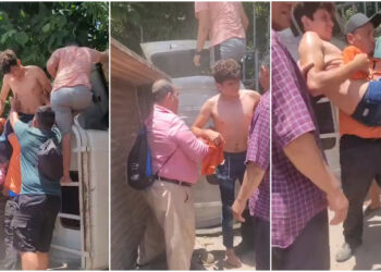 Joven conductor sufre accidente al ingresar a la playa Las Tunas