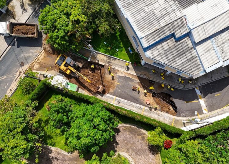 Gobierno avanza en obras de mitigación para proteger a familias en Antiguo Cuscatlán