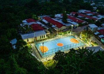 Inauguran áreas verdes y cancha multiusos para toda la comunidad